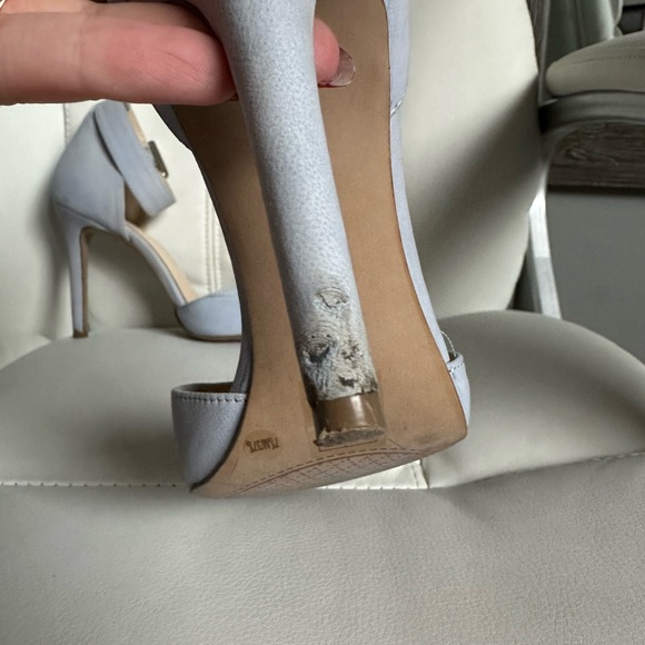 Jessica Simpson Blue Two Piece Heels - Size 7.5 - Picture 9 of 11